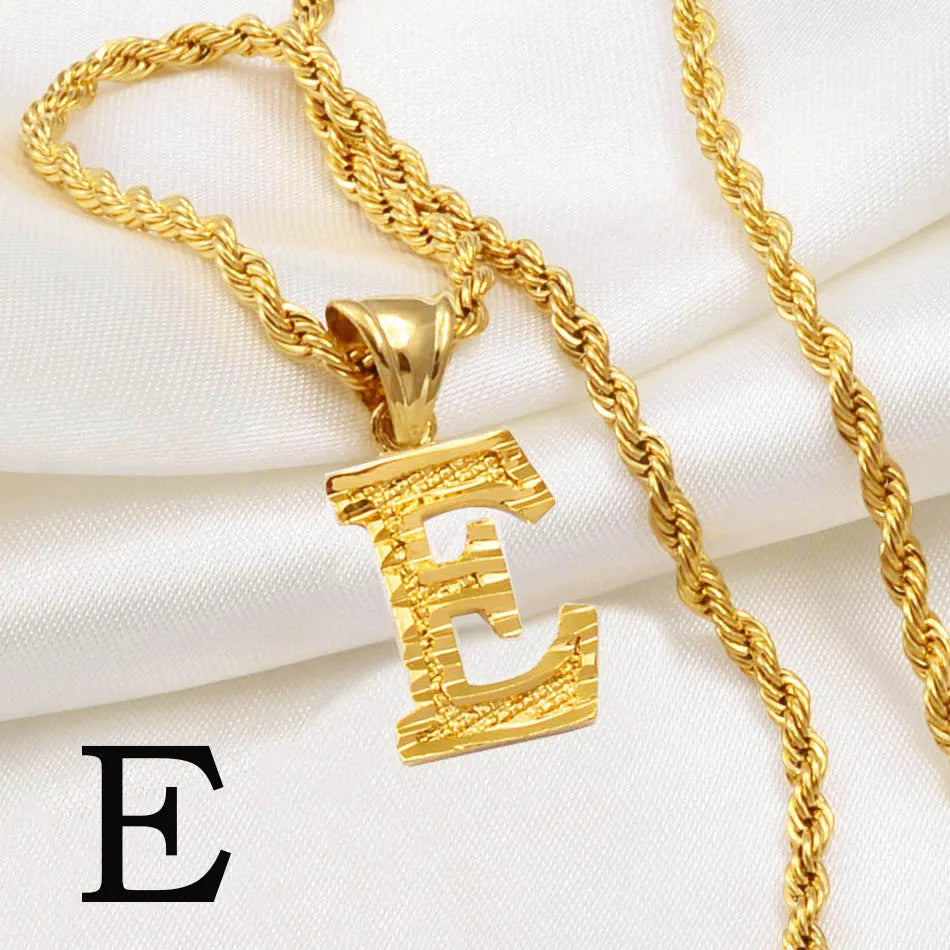 π Personalised AβZ Gold Plated Initial Pendant Necklace β Bold, Personal & Unforgettable β¨