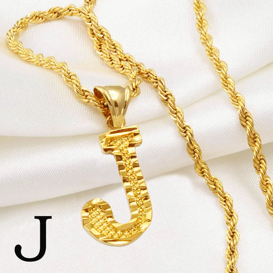 π Personalised AβZ Gold Plated Initial Pendant Necklace β Bold, Personal & Unforgettable β¨