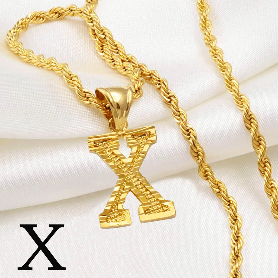 π Personalised AβZ Gold Plated Initial Pendant Necklace β Bold, Personal & Unforgettable β¨