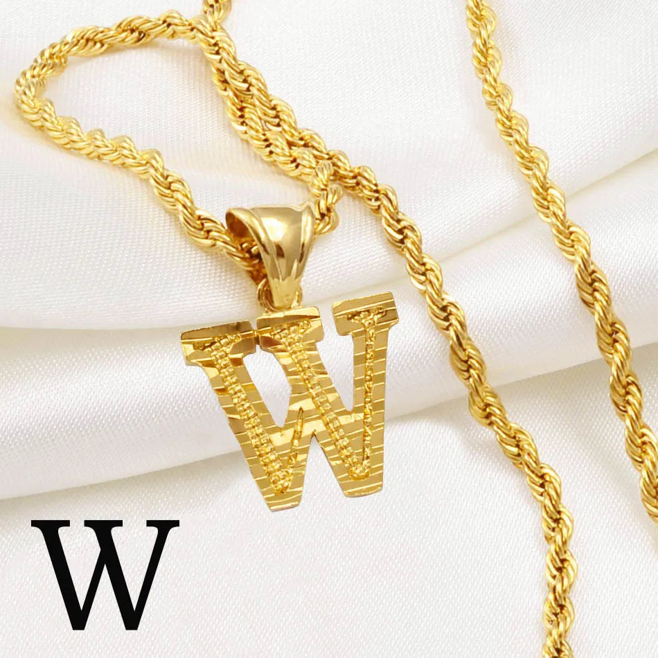π Personalised AβZ Gold Plated Initial Pendant Necklace β Bold, Personal & Unforgettable β¨