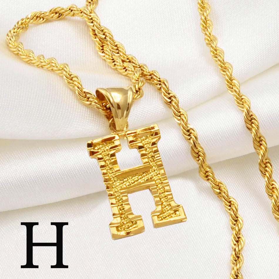π Personalised AβZ Gold Plated Initial Pendant Necklace β Bold, Personal & Unforgettable β¨