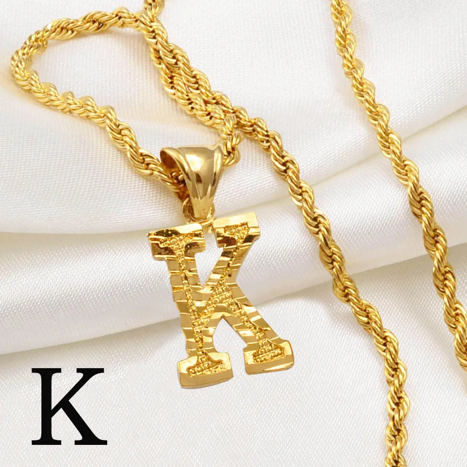 π Personalised AβZ Gold Plated Initial Pendant Necklace β Bold, Personal & Unforgettable β¨