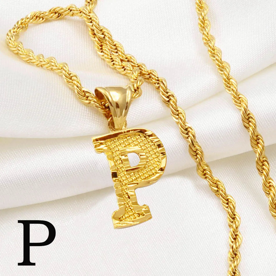 π Personalised AβZ Gold Plated Initial Pendant Necklace β Bold, Personal & Unforgettable β¨