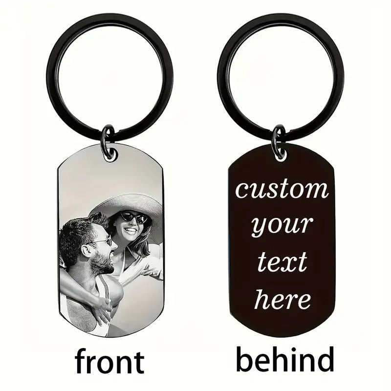 π Personalised Keyring with Photo & Engraved Text β Carry Your Memories Everywhere πΈβ€οΈ