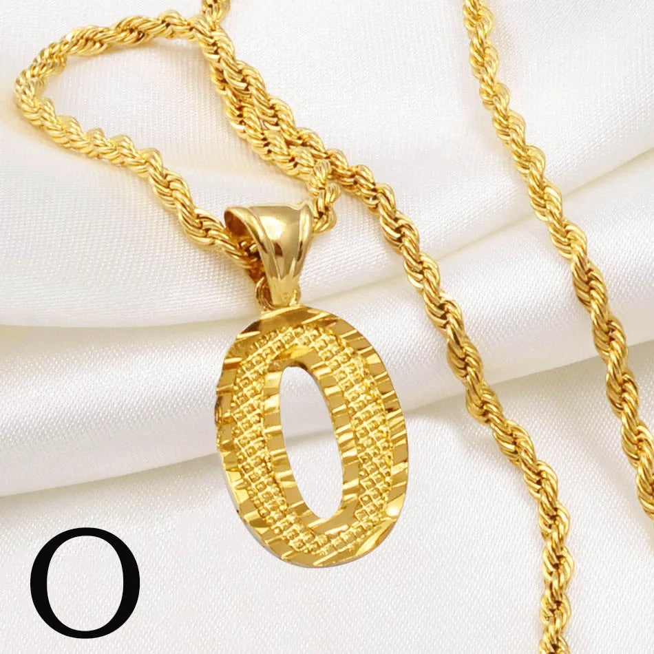 🔠 Personalised A–Z Gold Plated Initial Pendant Necklace – Bold, Personal & Unforgettable ✨