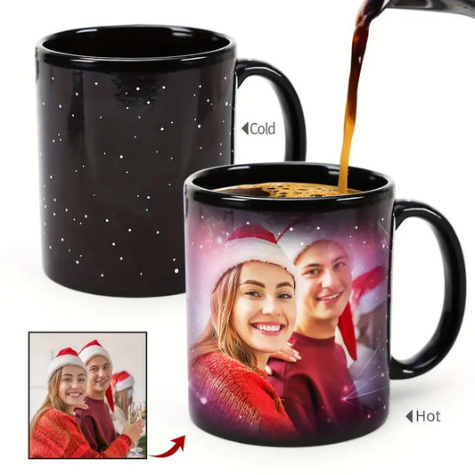 👉 Personalised Heat-Activated Magic Mug – Reveal Your Photo with Every Sip! ☕📸