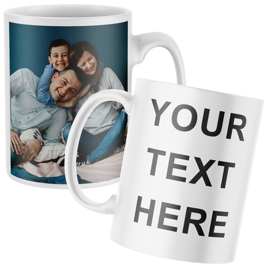 ☕ Personalised Photo Mug with Custom Photo & Text – A Sip of Memories 💬📸